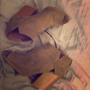 Taupe booties!